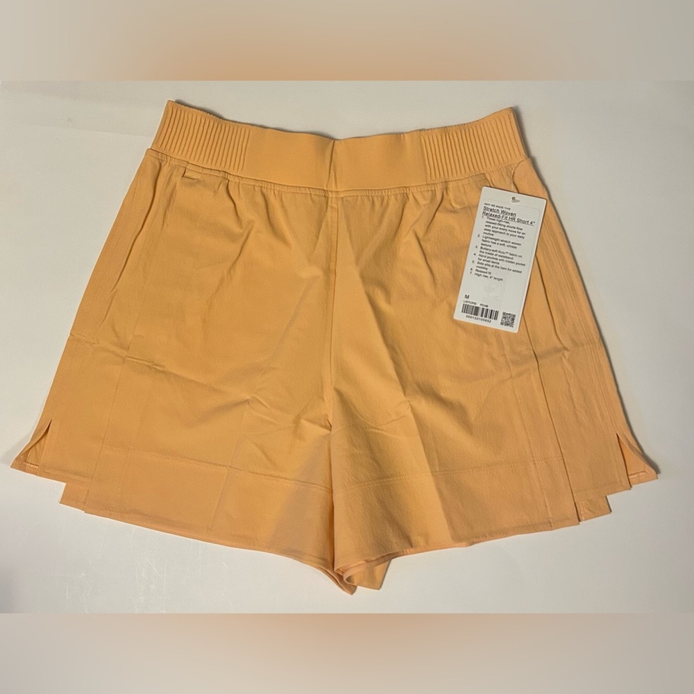 NWT Lululemon Stretch Woven Relaxed-Fit High-Rise Short 4" - Picture 9 of 12